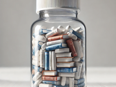 Rachel Röst. Når litteratur heler psyken. AI genereret billede.