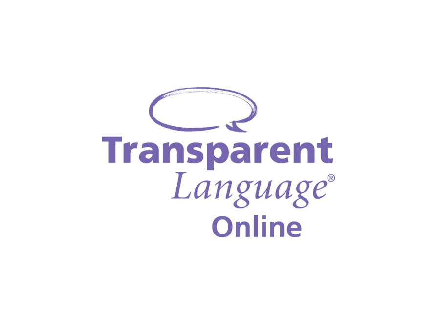 Logo for Transparent Language online.