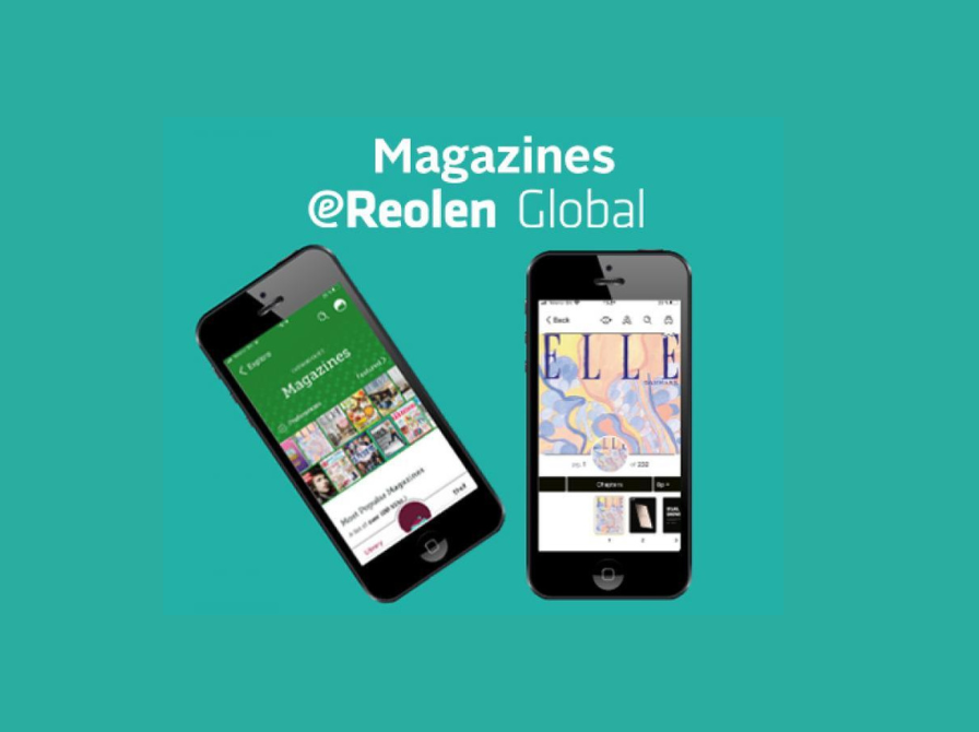 Logo for ereolen global magazines.